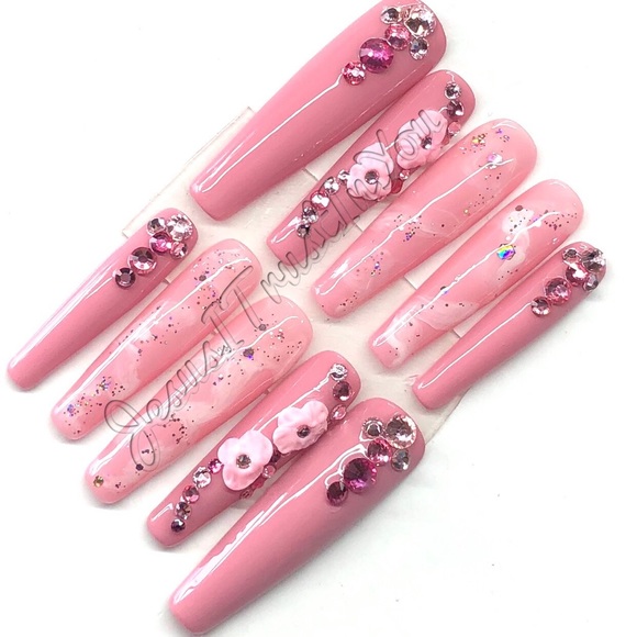 BRIGHTNESS-  XXL BALLERINA PRESS ON NAILS - Picture 6 of 13